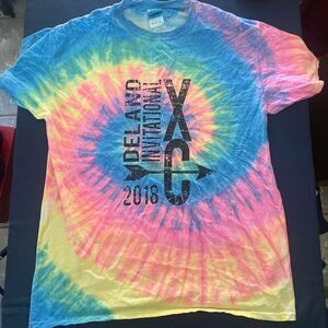 Gildan Men's Track XC Tie-Dye Florida T-shirt
